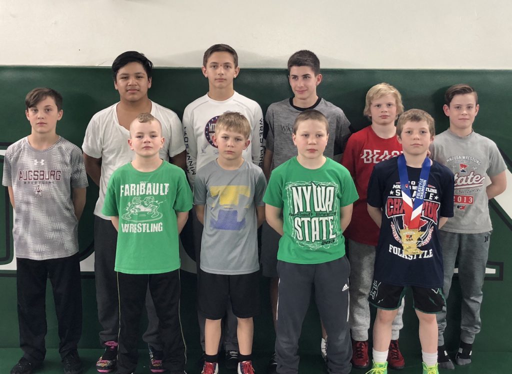 Youth sends 12 to MN/USA State and 3 to NYWA State!!! Faribault Wrestling